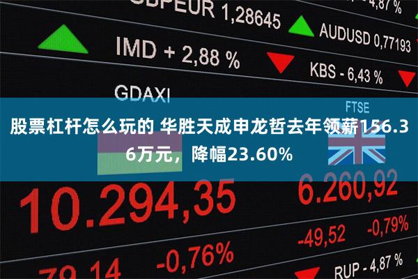 股票杠杆怎么玩的 华胜天成申龙哲去年领薪156.36万元，降幅23.60%