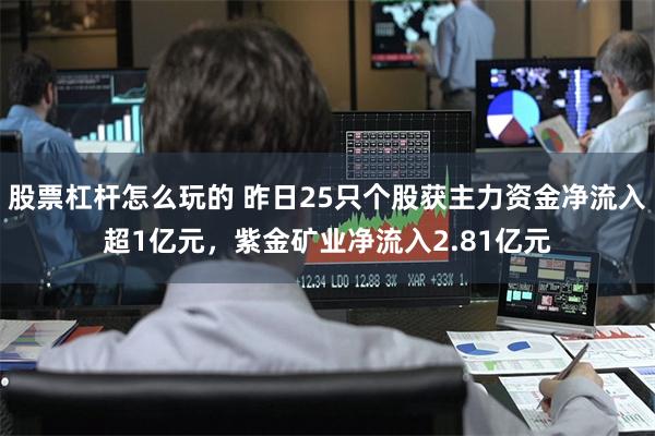 股票杠杆怎么玩的 昨日25只个股获主力资金净流入超1亿元，紫金矿业净流入2.81亿元