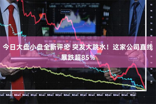 今日大盘小盘全新评论 突发大跳水！这家公司直线暴跌超85%