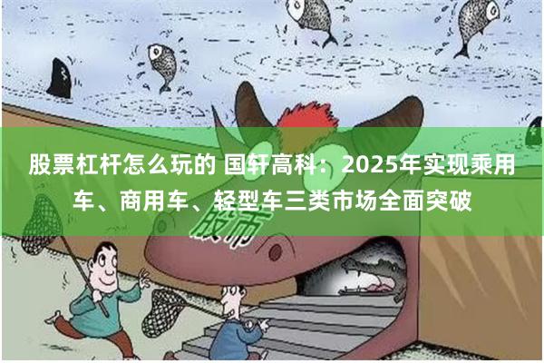 股票杠杆怎么玩的 国轩高科：2025年实现乘用车、商用车、轻型车三类市场全面突破