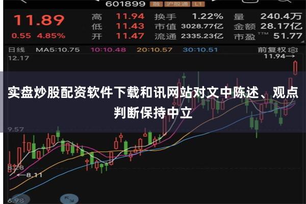 实盘炒股配资软件下载和讯网站对文中陈述、观点判断保持中立